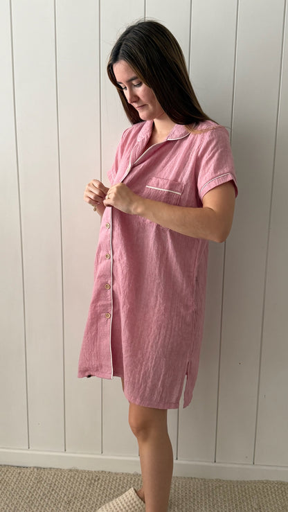 Camisón rosa viejo